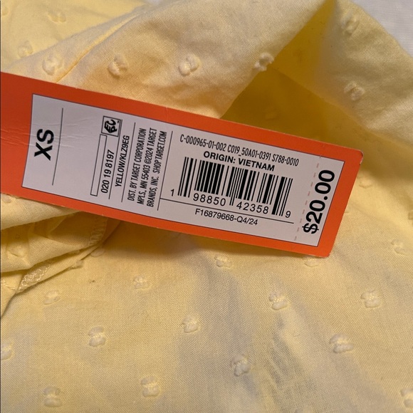 Colsie Yellow Ruffle Tie-Front Cami - Picture 5 of 5